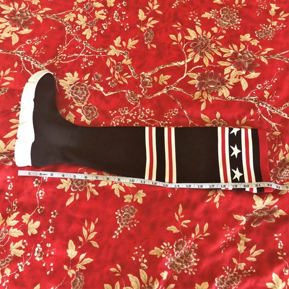 ATALINA Thigh-High Knit-Shaft Sock Sneaker Boots - Euro Size 36 (US-CA Size 6) - Picture 14 of 16